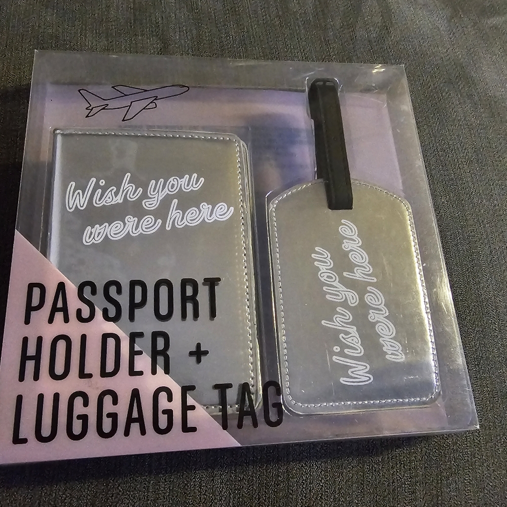 Passport holder & luggage tag
